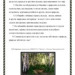 Правила поведения на прогулке в лесу